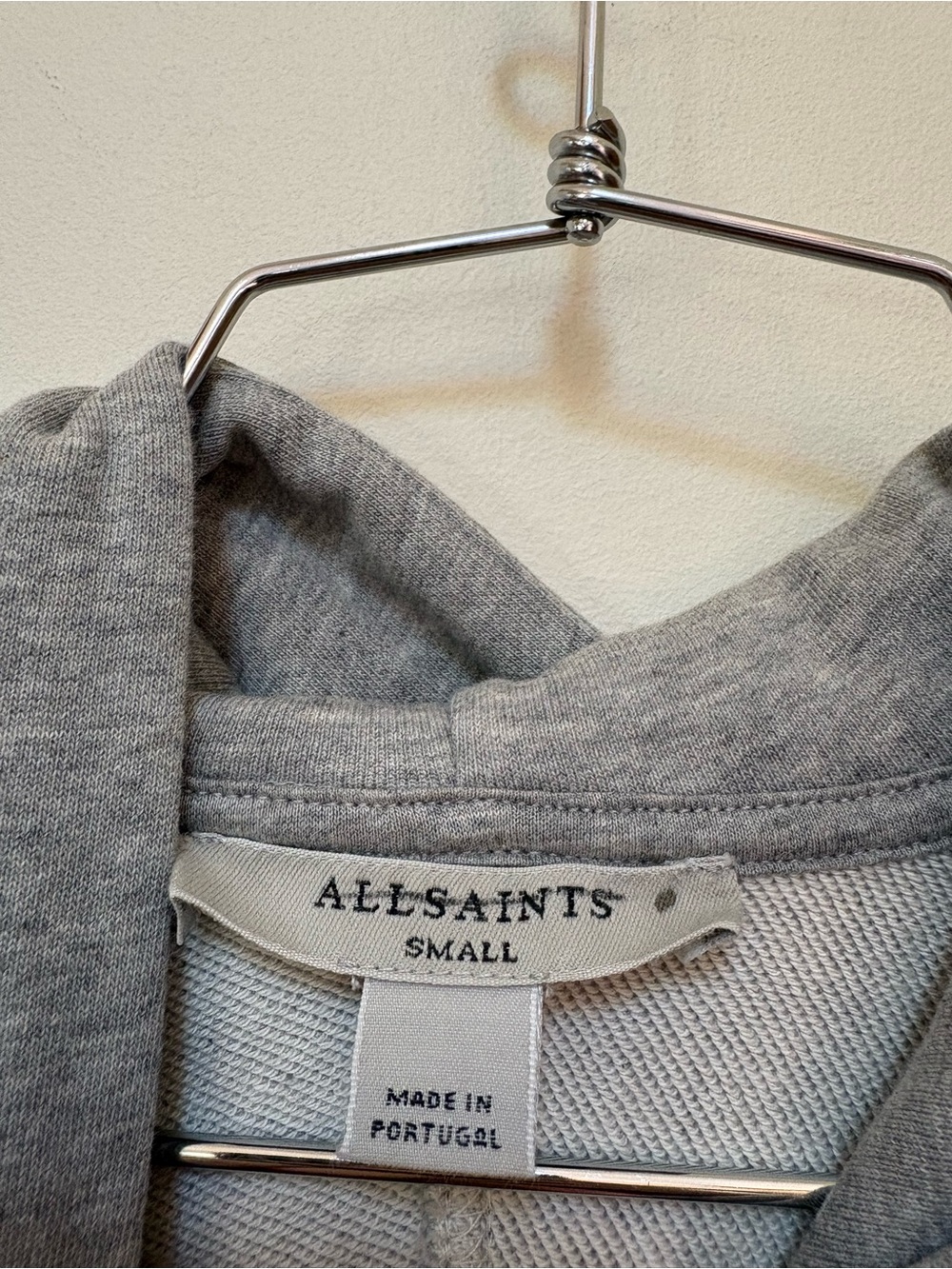 NWOT AllSaints Grey Artia Hoodie Size Small - Picture 9 of 16